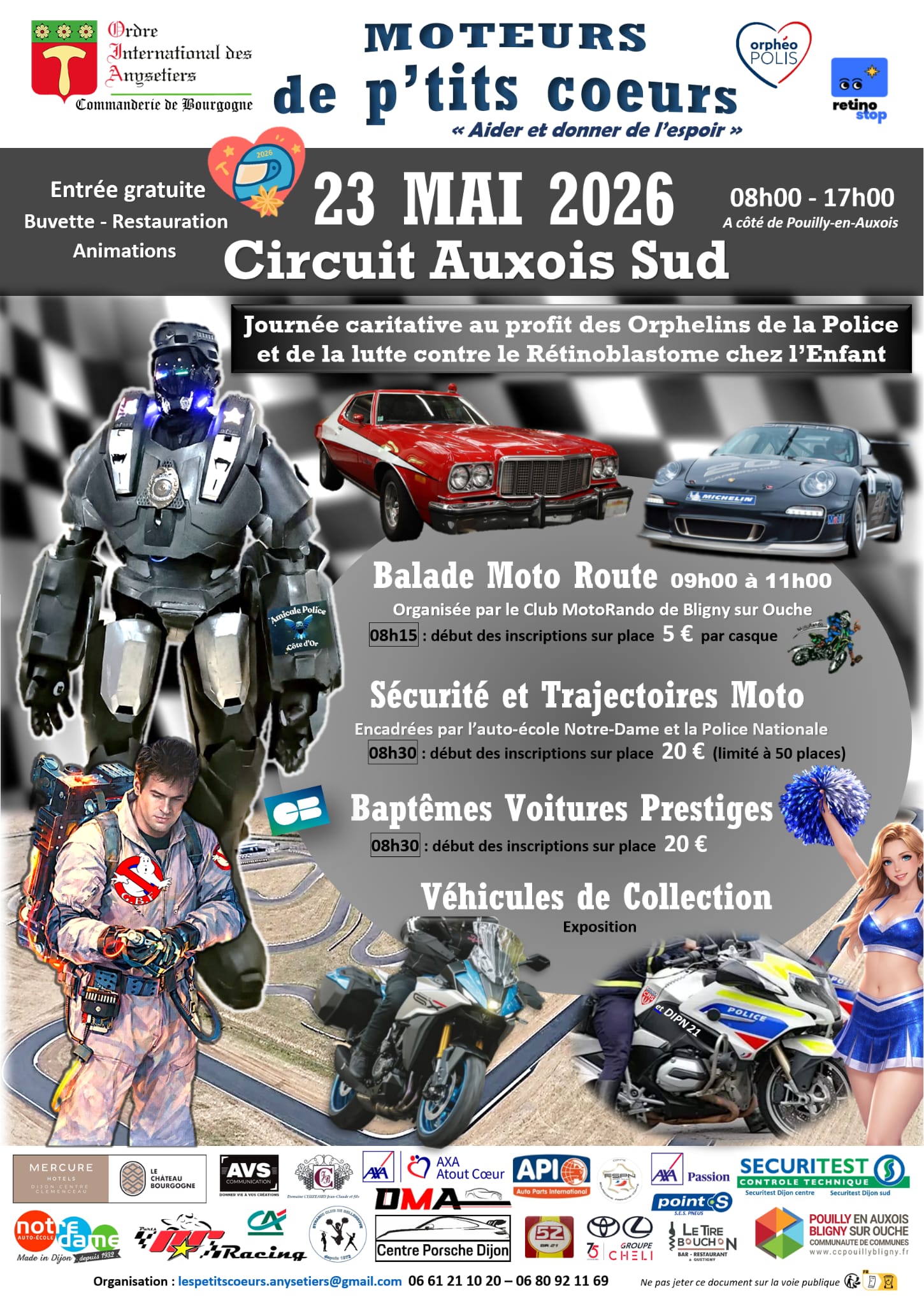 Journée caritative Circuit de l' Auxois 23/05/2026