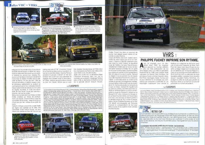 Les AOC en rallye