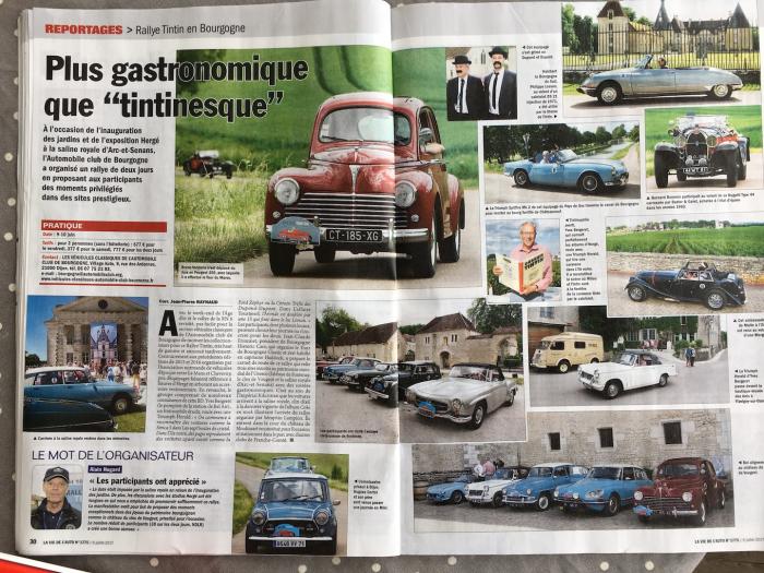 L'AOC bien représentée au Rallye Tintin